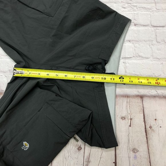 Mountain Hardwear Women Outdoor Hiking Convertible Pants Size 8 Gray B224 -4 - Picture 4 of 14